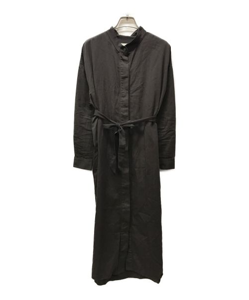 UNOHA（ウノハ）UNOHA (ウノハ) SHIRT DRESS ブラウン サイズ:Lの古着・服飾アイテム