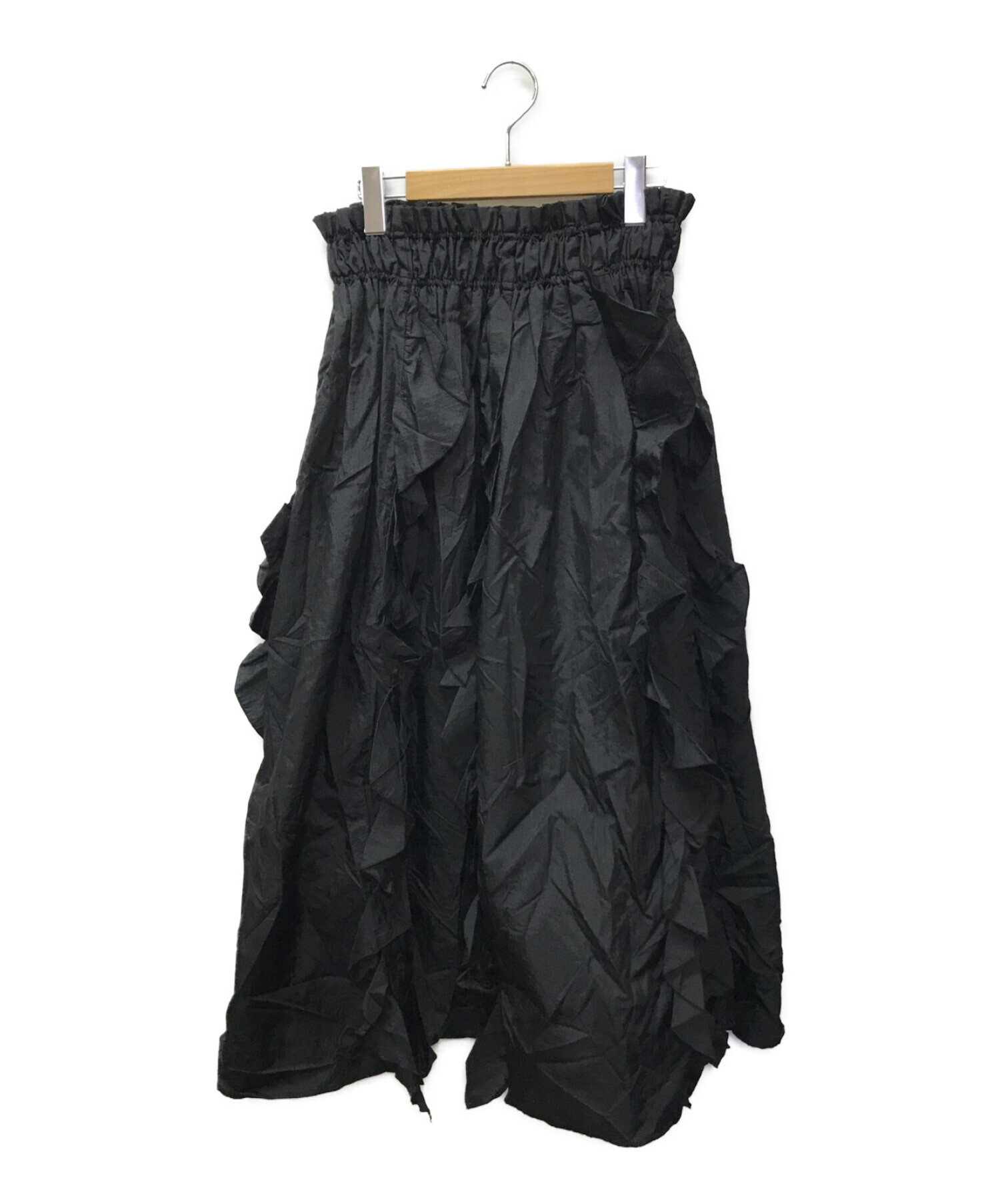 COEL (コエル) フリルサス付きスカート ブラック サイズ:36 未使用品
