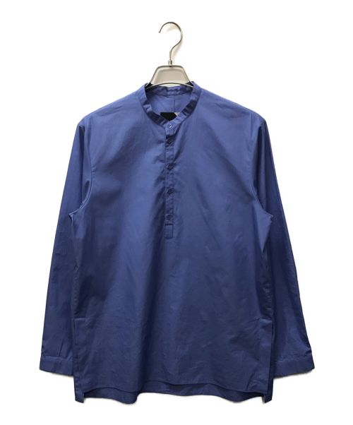 ATON（エイトン）ATON (エイトン) SUVIN BROAD BAND COLLAR SHIRT ブルー サイズ:02の古着・服飾アイテム