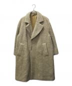 UNFILアンフィル）の古着「wool-pile teddy coat」｜ベージュ