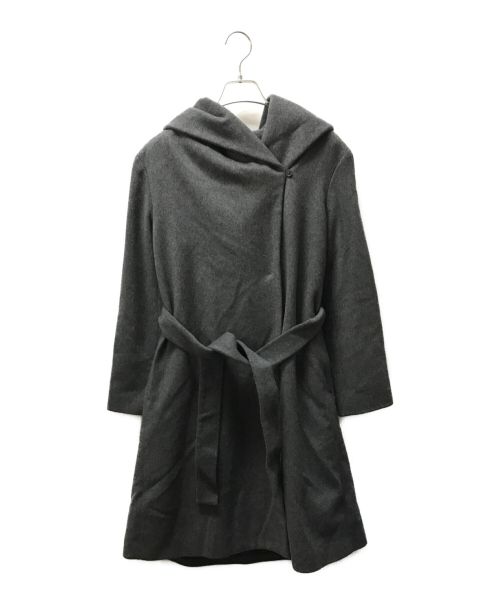 ANAYI（アナイ）ANAYI (アナイ) カシミヤフーデッドコート グレー サイズ:Mの古着・服飾アイテム