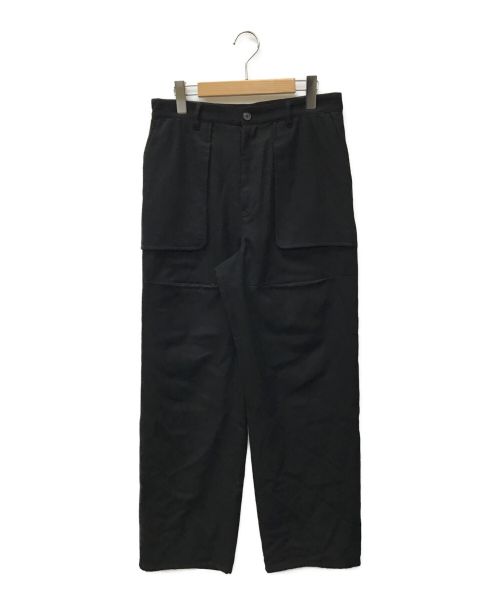 MATSUFUJI（マツフジ）MATSUFUJI (マツフジ) Wool Front Pocket Trousers ブラック サイズ:3の古着・服飾アイテム