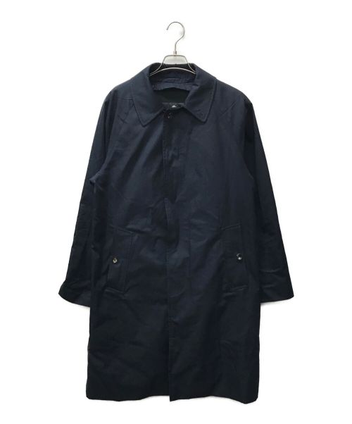GRENFELL（グレンフェル）GRENFELL (グレンフェル) SLIM CAMPBELL コットンギャバジン ステンカラーコート ネイビー サイズ:40の古着・服飾アイテム