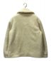 BURBERRY (バーバリー) monogram-embroidered fleece jacket ホワイト サイズ:UK6：39800円