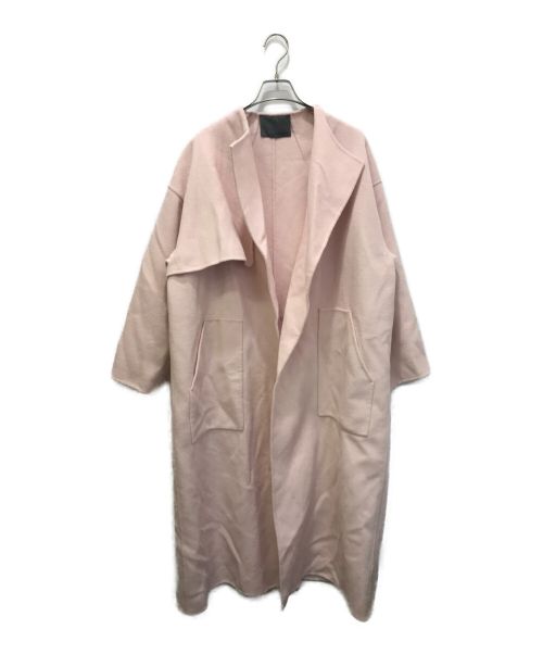 uncrave（アンクレイヴ）uncrave (アンクレイヴ) ライトリバー ロングコート ピンク サイズ:1の古着・服飾アイテム
