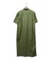STEVEN ALAN (スティーブンアラン) OPEN COLLAR SHIRT DRESS グリーン サイズ:M：4800円