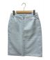 BOTTEGA VENETA (ボッテガベネタ) モノグラムスカート ブルー サイズ:42 未使用品：9800円