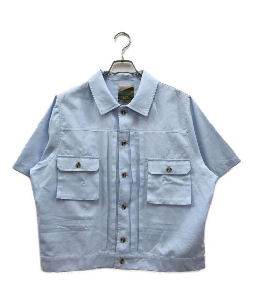 B.BALLSY（ボールジーブラザーズ）B.BALLSY (ボールジーブラザーズ) 半袖シャツ ブルー サイズ:Mの古着・服飾アイテム