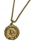 Christian Diorクリスチャン ディオール）の古着「サークルロゴネックレス」｜ゴールド