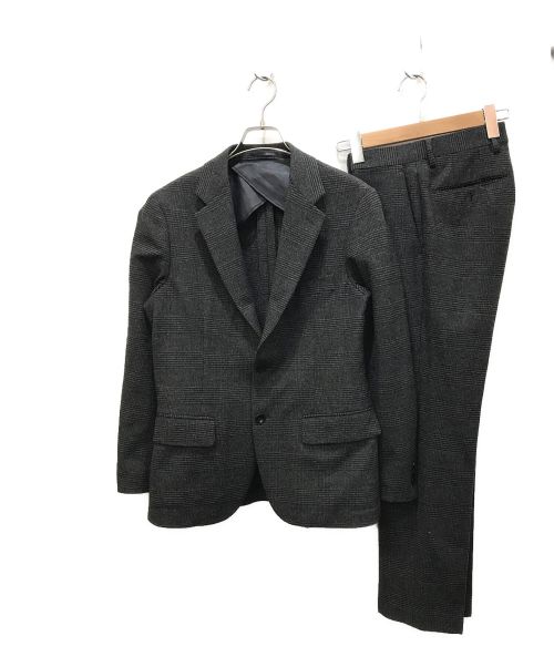 EDIFICE（エディフィス）EDIFICE (エディフィス) グレンチェックウールセットアップスーツ グレー サイズ:44の古着・服飾アイテム