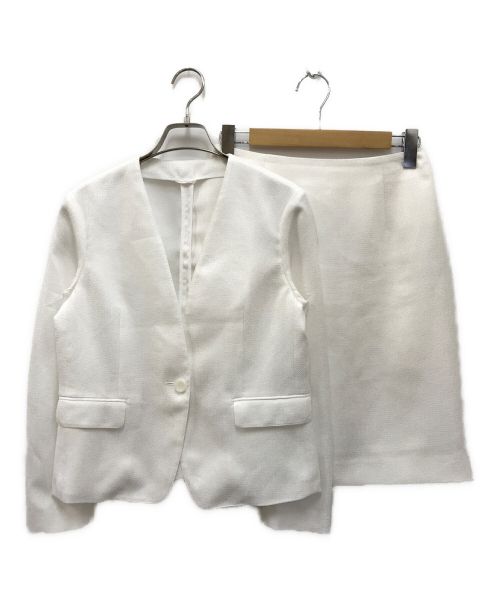 ANAYI（アナイ）ANAYI (アナイ) セットアップスーツ ホワイト サイズ:38の古着・服飾アイテム