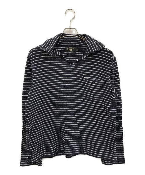 RRL（ダブルアールエル）RRL (ダブルアールエル) プルオーバースウェットシャツ ネイビー サイズ:Sの古着・服飾アイテム