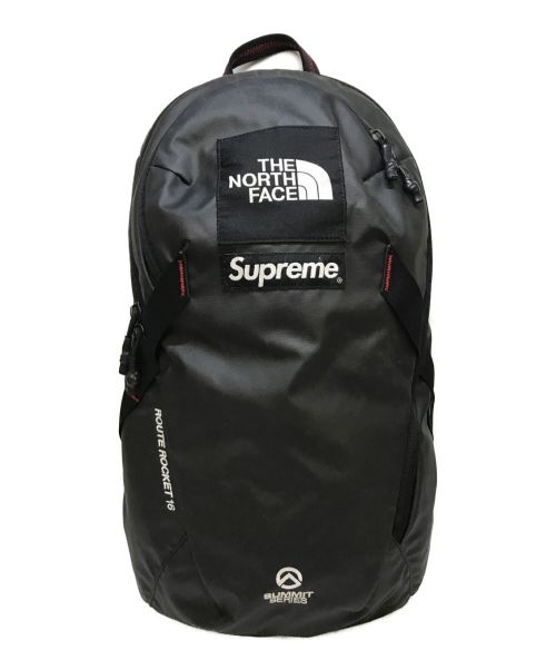 THE NORTH FACE（ザ ノース フェイス）THE NORTH FACE (ザ ノース フェイス) SUPREME (シュプリーム) Summit Series Outer Tape Seam Route Rocket Backpack ブラックの古着・服飾アイテム