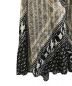 中古・古着 sara mallika (サラマリカ) Cotton Block Pattern Dress　コットン ブロックパターン ドレス ブラック×ベージュ サイズ:L：12800円