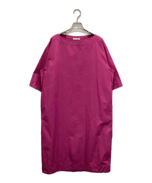 THE LIBRARY（ザ ライブラリー）THE LIBRARY (ザ ライブラリー) コットンブロード ワンピース ピンク サイズ:FREEの古着・服飾アイテム