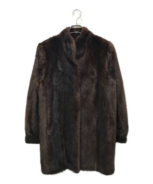 SAGA MINK（サガミンク）SAGA MINK (サガミンク) ファーコート ブラウン サイズ:13の古着・服飾アイテム