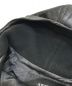 中古・古着 AKM (エーケーエム) ラムレザージャケット ブラック サイズ:M：14800円