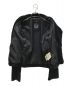 DIESEL (ディーゼル) ラムレザースウェードライダースジャケット ブラック サイズ:S：8800円