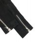 中古・古着 DIESEL (ディーゼル) ラムレザースウェードライダースジャケット ブラック サイズ:S：8800円