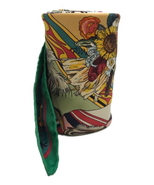 HERMES（エルメス）HERMES (エルメス) インディアンの守り神 カレ90 グリーンの古着・服飾アイテム