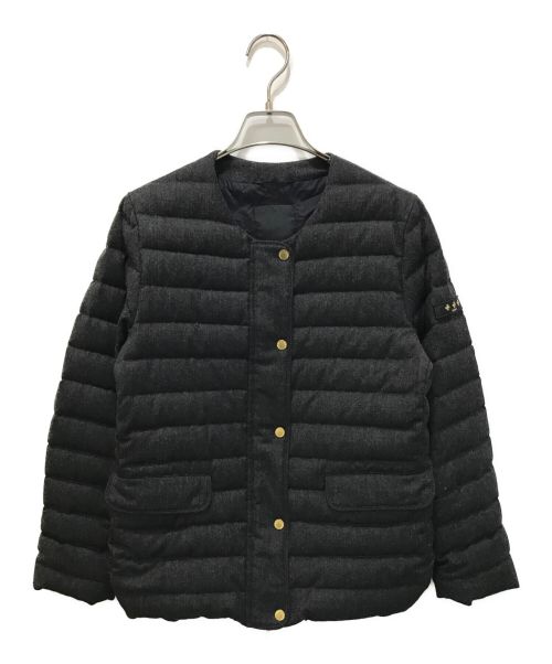 TATRAS（タトラス）TATRAS (タトラス) SPINOSA ノーカラー ダウンジャケット ブラック サイズ:03の古着・服飾アイテム