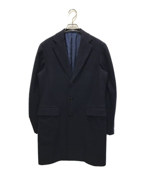 BEAMS F（ビームスエフ）BEAMS F (ビームスエフ) ウールチェスターコート ネイビー サイズ:42の古着・服飾アイテム