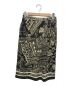 LEONARD (レオナール) シルク混総柄スカート ブラック×ベージュ サイズ:72：7800円