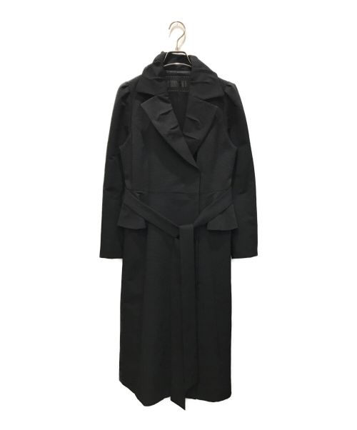 TO BE CHIC（トゥービーシック）TO BE CHIC (トゥービーシック) ジャカードタフタ コート ブラック サイズ:40の古着・服飾アイテム