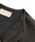 中古・古着 nest Robe (ネストローブ) リネンノーカラージャケット グレー サイズ:FREE：6000円