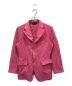 COMME des GARCONS HOMME PLUS（コムデギャルソンオムプリュス）の古着「カラー3Bジャケット」｜ピンク