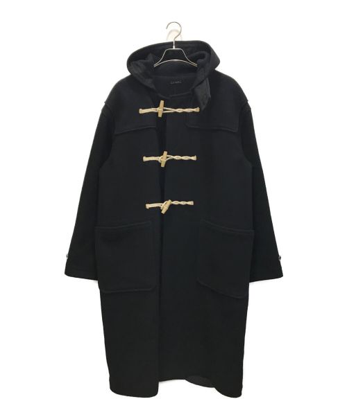 leno（リノ）leno (リノ) ウールカシミヤダッフルコート ブラック サイズ:3の古着・服飾アイテム