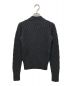 AALTO (アールト) Diagonal Knit Zipper Cardigan グレー サイズ:34 未使用品：7800円