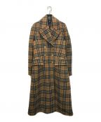 BURBERRYバーバリー）の古着「Aldermoore tailored vintage alpaca wool coat」｜ベージュ