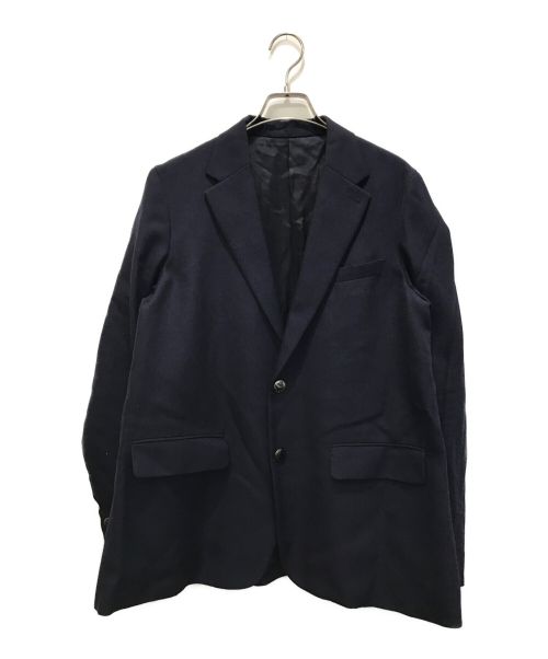 FUMITO GANRYU（フミトガンリュウ）FUMITO GANRYU (フミトガンリュウ) ウールテーラードジャケット ネイビー サイズ:1の古着・服飾アイテム