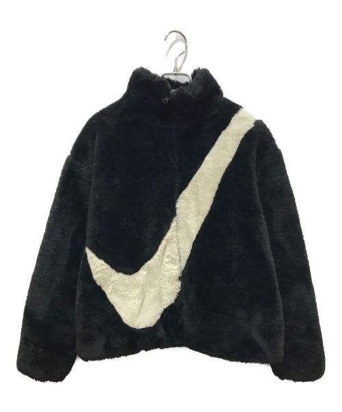NIKE（ナイキ）NIKE (ナイキ) NSW スウッシュ FAUX FUR ジャケット ブラック サイズ:Sの古着・服飾アイテム