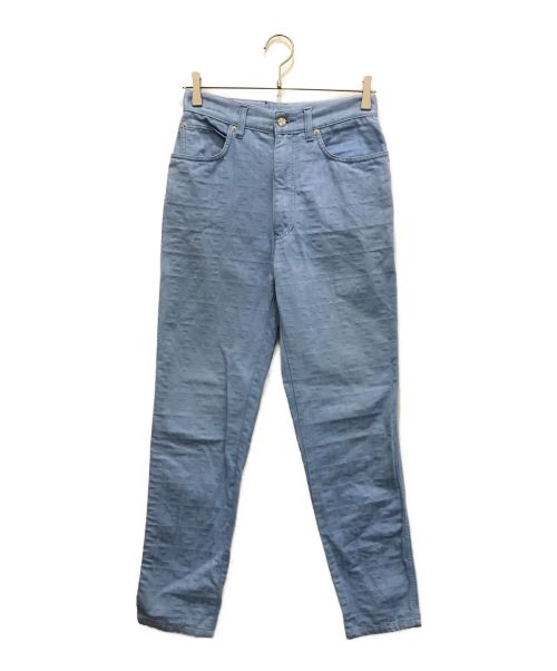 FENDI（フェンディ）FENDI (フェンディ) ズッカ柄パンツ ブルー サイズ:W29の古着・服飾アイテム