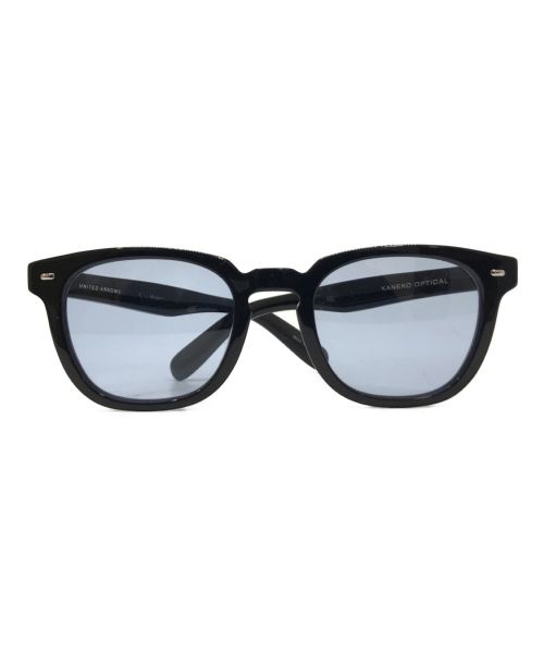 UNITED ARROWS（ユナイテッドアローズ）UNITED ARROWS (ユナイテッドアローズ) 金子眼鏡 (カネコメガネ) Modern SGLS/アイウェア ブラック サイズ:不明(実寸参照)の古着・服飾アイテム