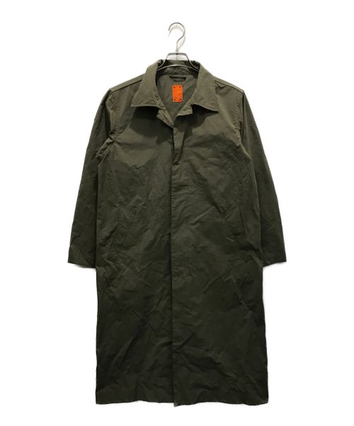 KATO'（カトー）KATO' (カトー) ナイロンステンカラーコート オリーブ サイズ:Sの古着・服飾アイテム