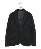 COMME des GARCONS HOMMEコムデギャルソン オム）の古着「ウール縮絨ジャケット」｜ブラック