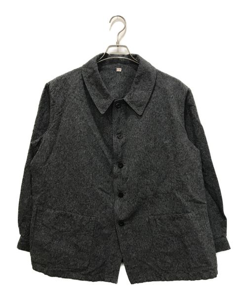 OUTIL（ウティ）OUTIL (ウティ) コットンリネンワークジャケット グレー サイズ:3の古着・服飾アイテム