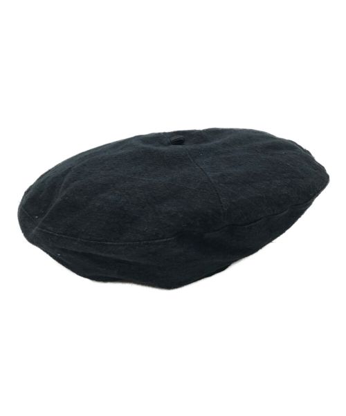 Cauda（コーダ）Cauda (コーダ) リネンベレー帽 ネイビーの古着・服飾アイテム