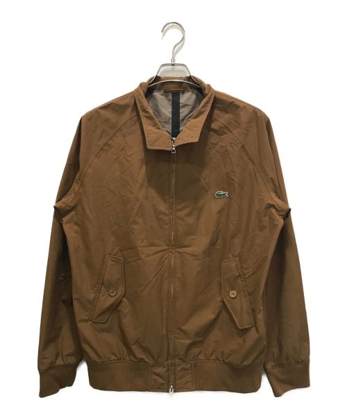 LACOSTE（ラコステ）LACOSTE (ラコステ) 2.5レイヤースイングトップジャケット ブラウン サイズ:Lの古着・服飾アイテム