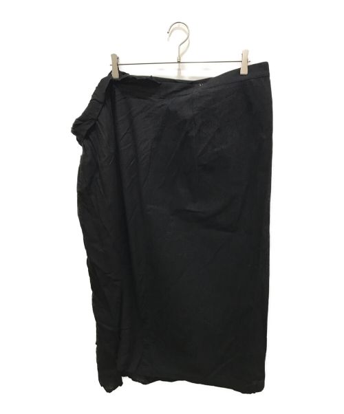 Y's（ワイズ）Y's (ワイズ) デザインスカート ブラック サイズ:不明の古着・服飾アイテム