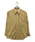 TOWN CRAFTタウンクラフト）の古着「70‘Sオープンカラーシャツ」｜ベージュ