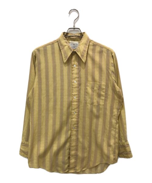 TOWN CRAFT（タウンクラフト）TOWN CRAFT (タウンクラフト) 70‘Sオープンカラーシャツ ベージュ サイズ:不明の古着・服飾アイテム