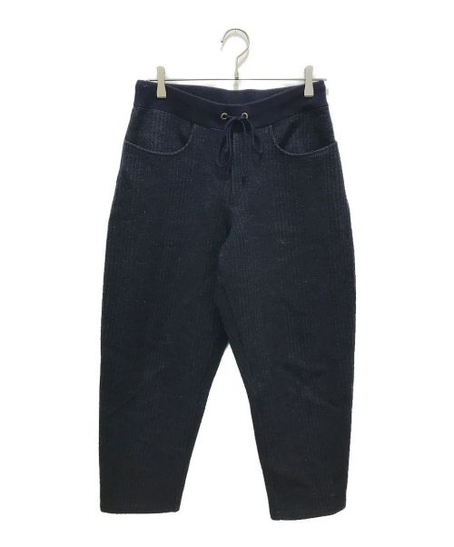 BATONER（バトナ―）BATONER (バトナ―) W -FACE FLUFFY PANTS ネイビー サイズ:1の古着・服飾アイテム
