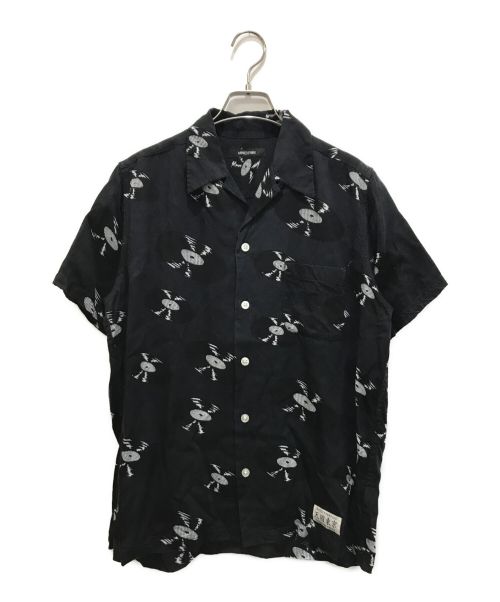 MINEDENIM（マインデニム）MINEDENIM (マインデニム) WACKO MARIA (ワコマリア) Hawaiian Shirt（ハワイアンシャツ） ブラック サイズ:Mの古着・服飾アイテム