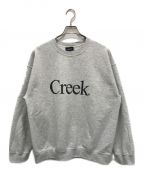 Creek Angler's Deviceクリークアングラーズデヴァイス）の古着「Logo Crewneck Sweat Shirt（ロゴクルーネックスウェットシャツ）」｜グレー