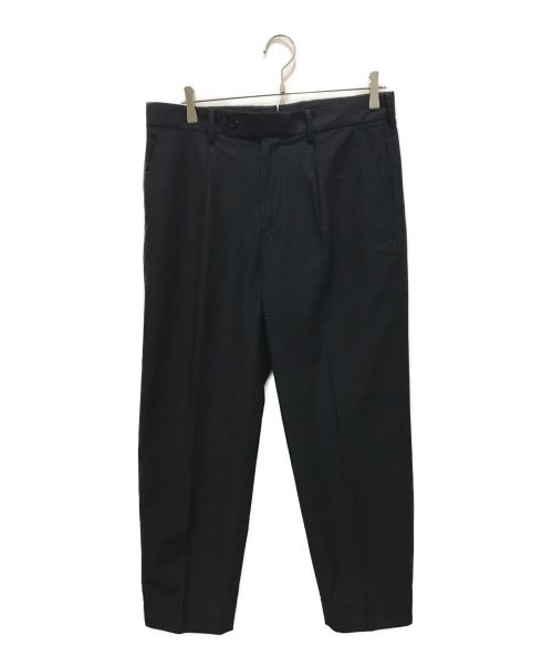 KANEMASA（カネマサ）KANEMASA (カネマサ) Twill Set Up Pants One-Tuck（ツウィルセットアップパンツワンタック） ブラック サイズ:3の古着・服飾アイテム