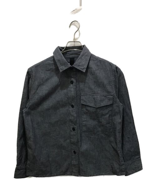 MHL（エムエイチエル）MHL (エムエイチエル) DENIM CANVAS シャツ（デニムキャンバスシャツ） ネイビー サイズ:1の古着・服飾アイテム